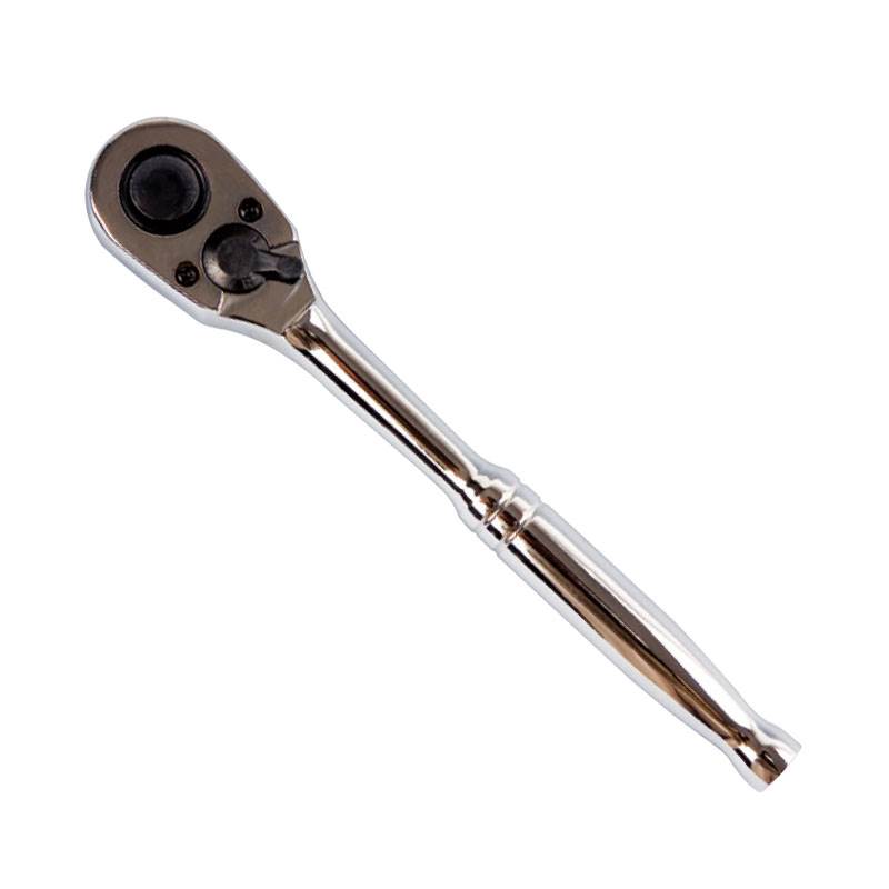 Pear Head Ratchet Wrench With Quick Release, Round Handle, 72 Teeth